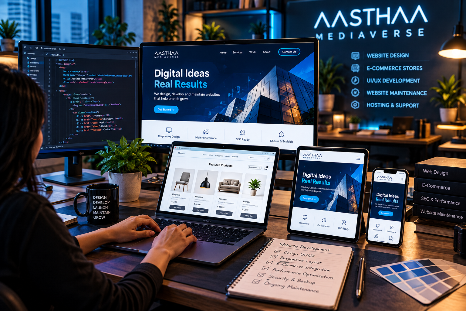 Corporate Business Website Development Hyderabad